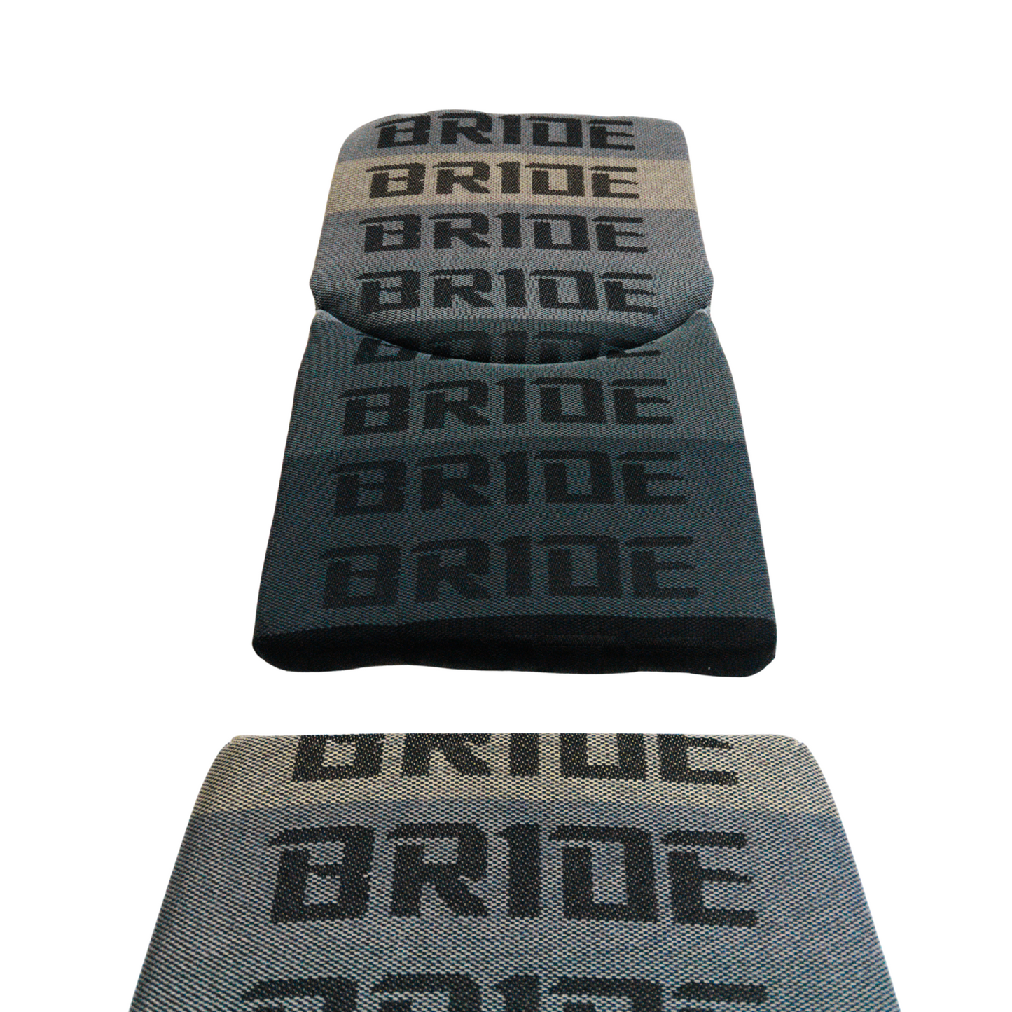 BRIDE Replacement Recliner Seat Cushion Pads – Gray Gradation Logo (3-Piece Set)