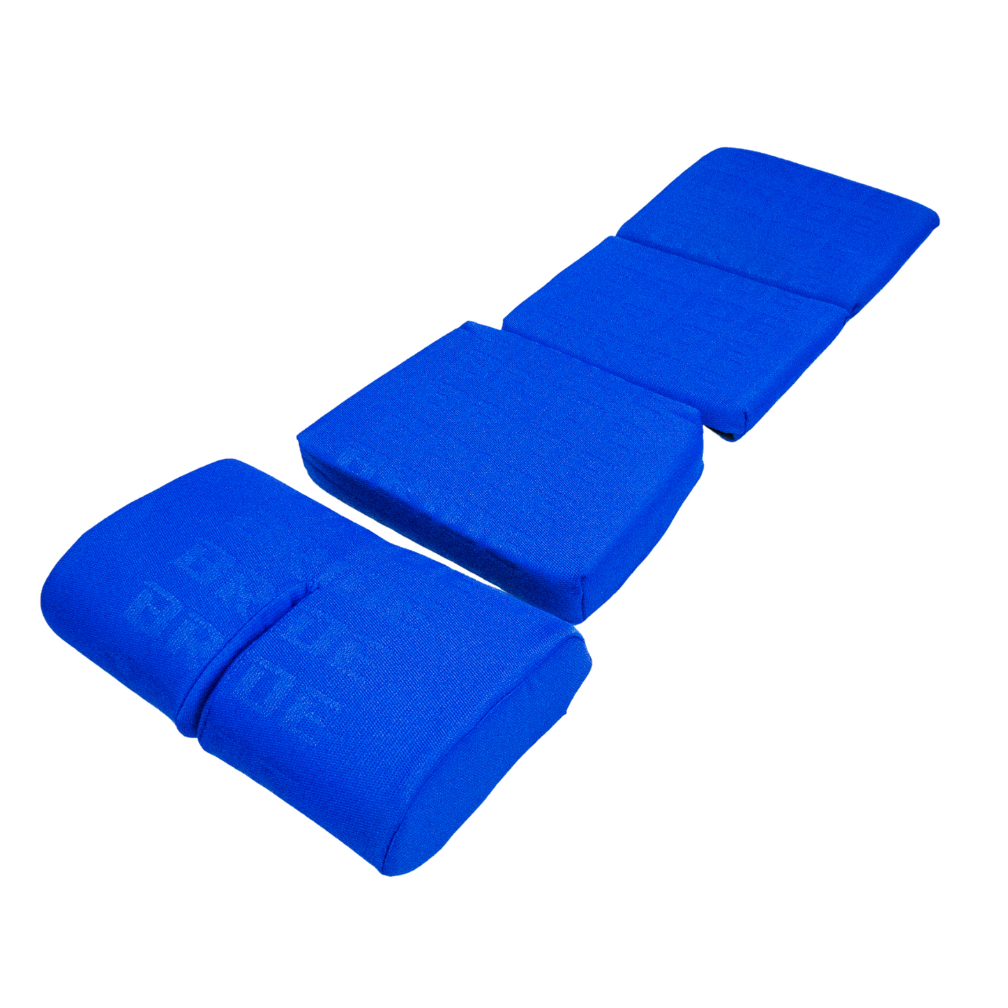 BRIDE Replacement Non-Recliner Fixed Back Seat Cushion Pads – Blue Gradation Logo (3-Piece Set)