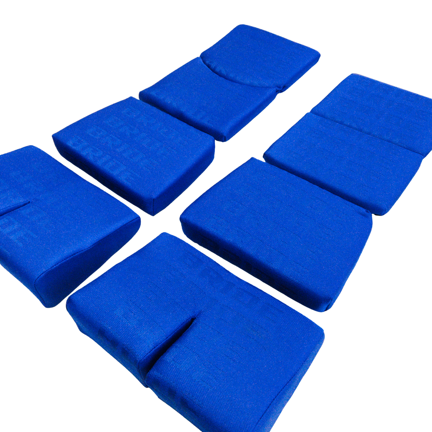 BRIDE Replacement Recliner Seat Cushion Pads – Blue Gradation Logo (3-Piece Set)