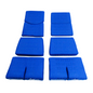 BRIDE Replacement Recliner Sea Cushion Pads – Blue LOW MAX Gradation Logo (3-Piece Set)
