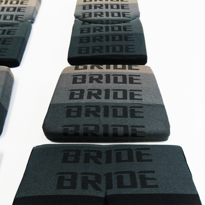 BRIDE Replacement Recliner Seat Cushion Pads – Gray Gradation Logo (3-Piece Set)