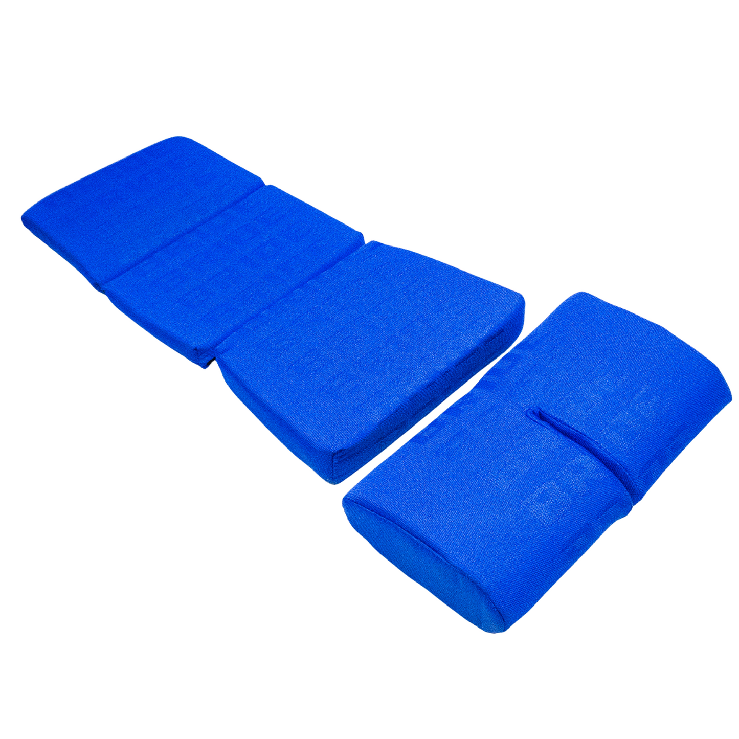 BRIDE Replacement Non-Recliner Fixed Back Seat Cushion Pads – Blue Gradation Logo (3-Piece Set)