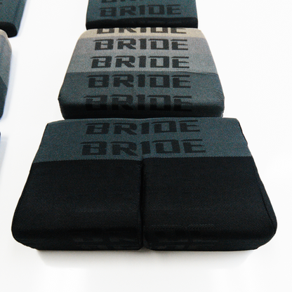 BRIDE Replacement Recliner Seat Cushion Pads – Gray Gradation Logo (3-Piece Set)