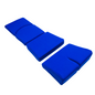 BRIDE Replacement Non-Recliner Fixed Back Seat Cushion Pads – Blue (3-Piece Set)