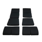 BRIDE Replacement Non-Recliner Fixed Back Seat Cushion Pads – Black (3-Piece Set)