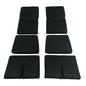 BRIDE Replacement Recliner Sea Cushion Pads – Black LOW MAX Gradation Logo (3-Piece Set)