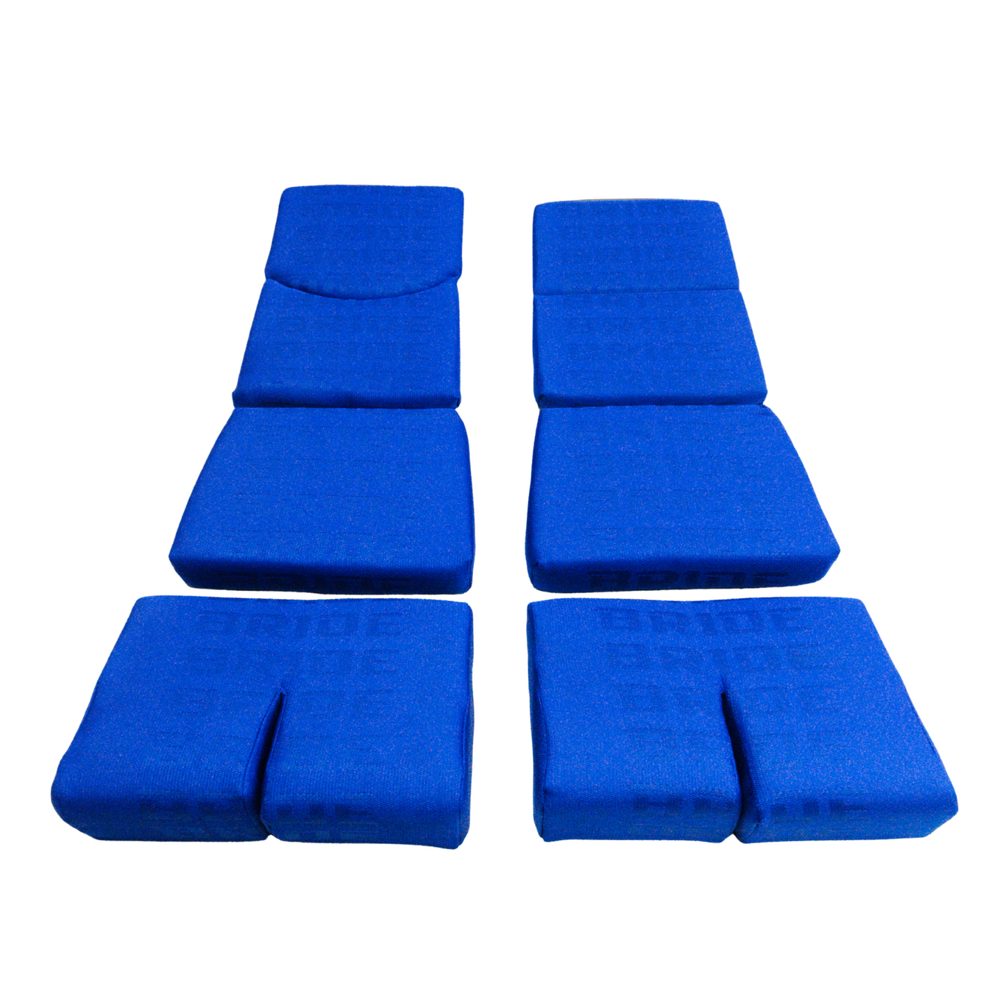 BRIDE Replacement Recliner Seat Cushion Pads – Blue Gradation Logo (3-Piece Set)