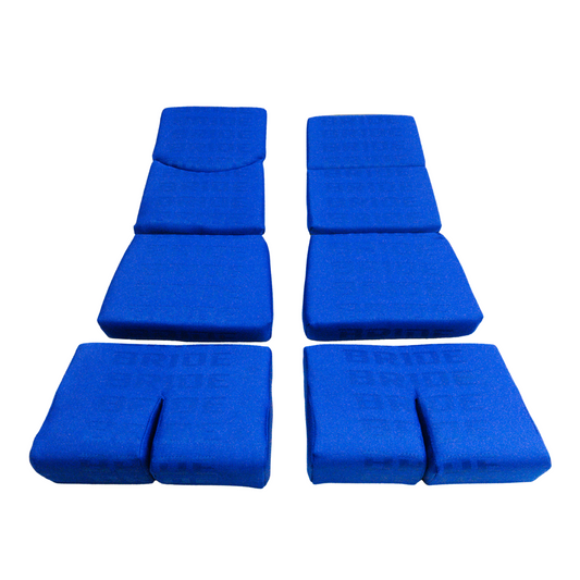 BRIDE Replacement Recliner Seat Cushion Pads – Blue Gradation Logo (3-Piece Set)