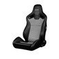 BRAUM Elite V2 Sport Seats (Reclinable - Black Leatherette & Houndstooth Cloth) BRR1-BHGS2