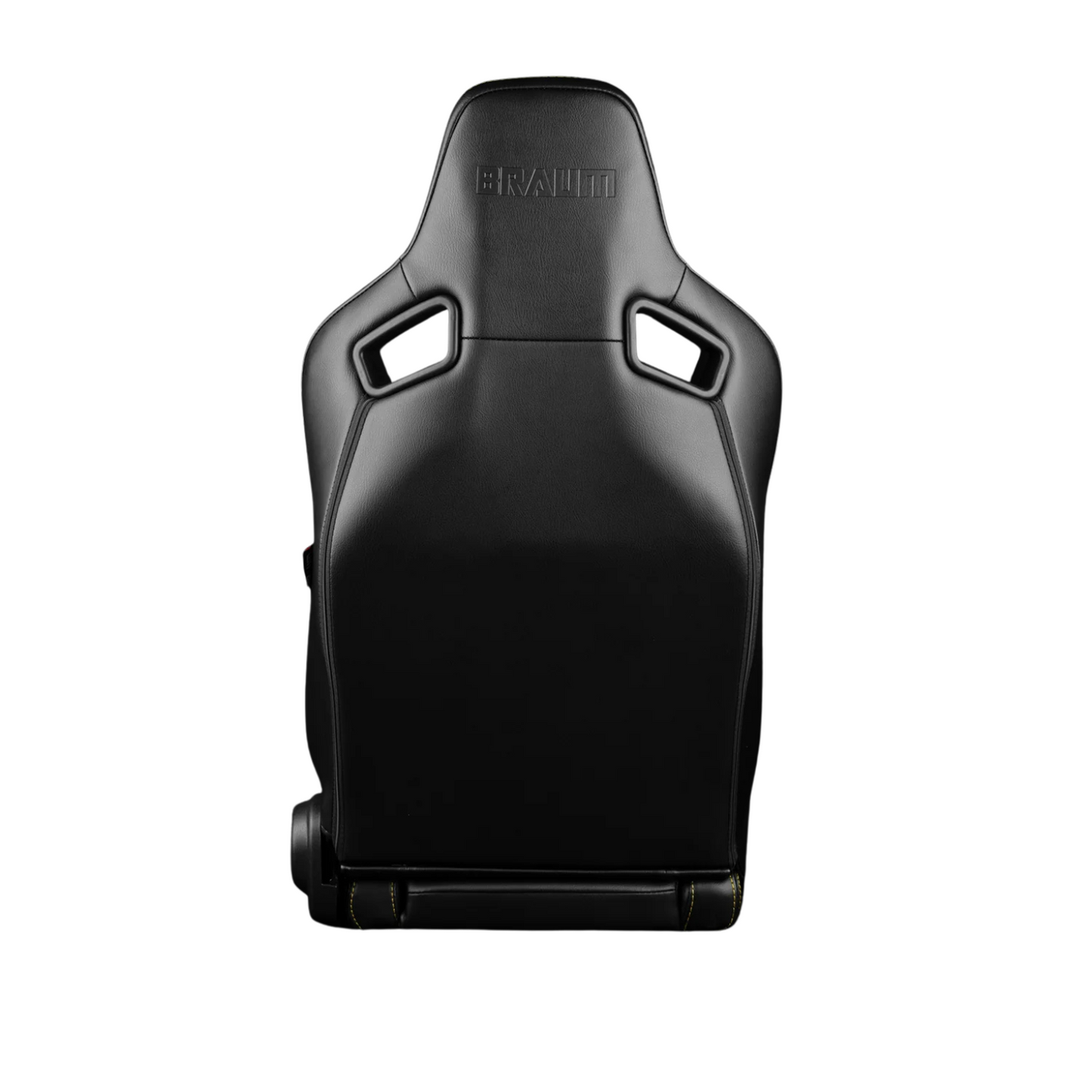 BRAUM Elite V2 Sport Seats (Reclinable - Black Suede) Yellow or Red Stitching