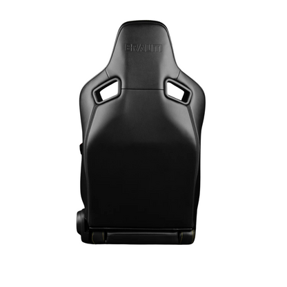 BRAUM Elite V2 Sport Seats (Reclinable - Black Suede) Yellow or Red Stitching