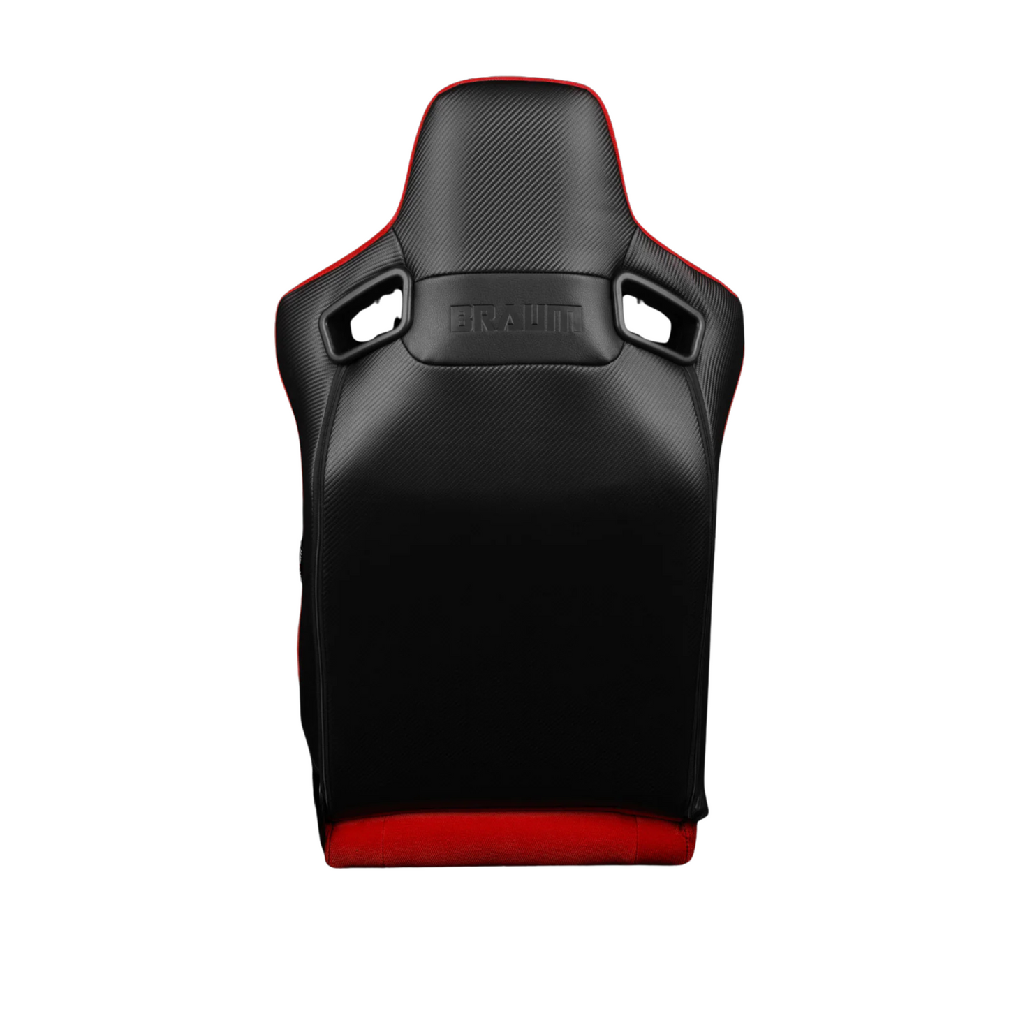 BRAUM Elite Sport Seats (Reclining - Red Cloth w/ Black Stitching) BRR1-RFBS