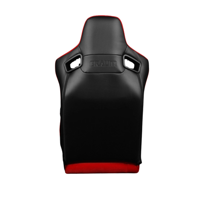 BRAUM Elite Sport Seats (Reclining - Red Cloth w/ Black Stitching) BRR1-RFBS