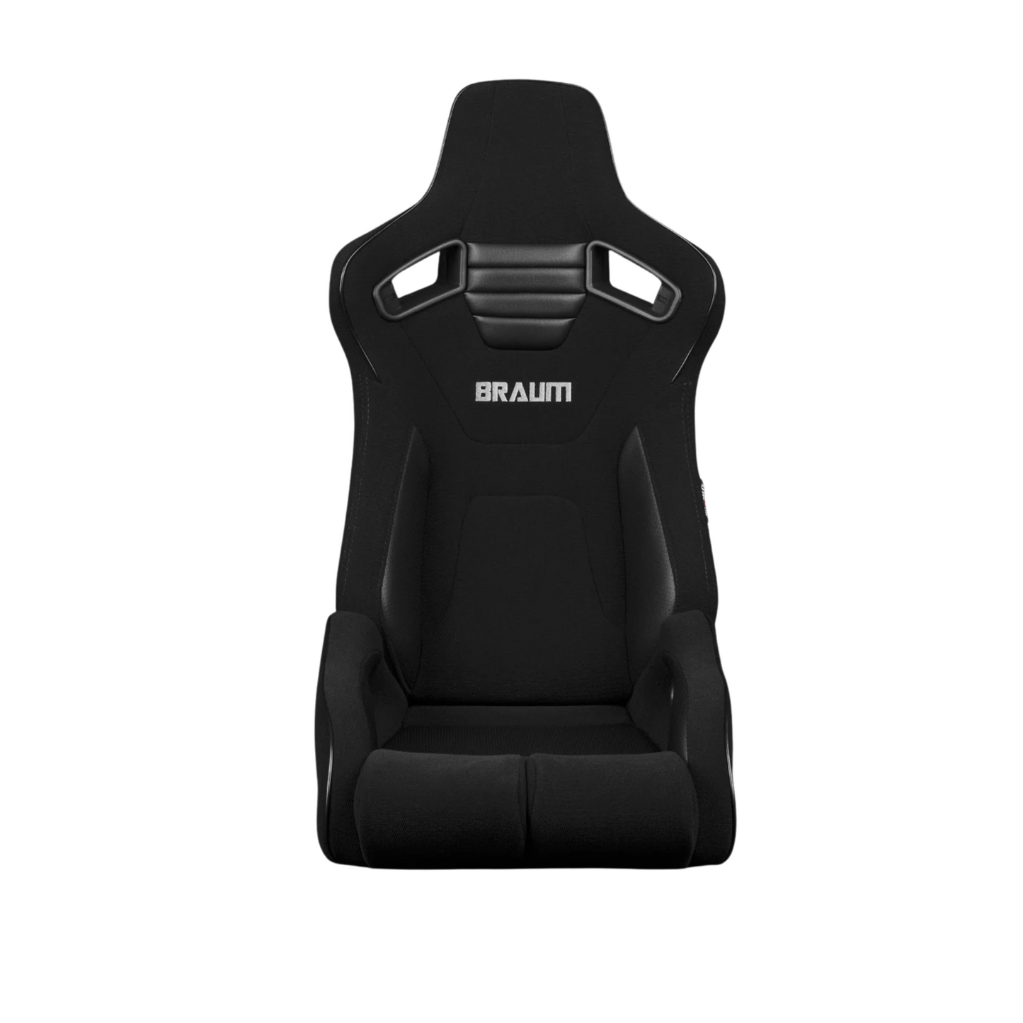 BRAUM Elite-R Racing Seats (Reclinable - Black Trim) Black / Blue / Red Cloth