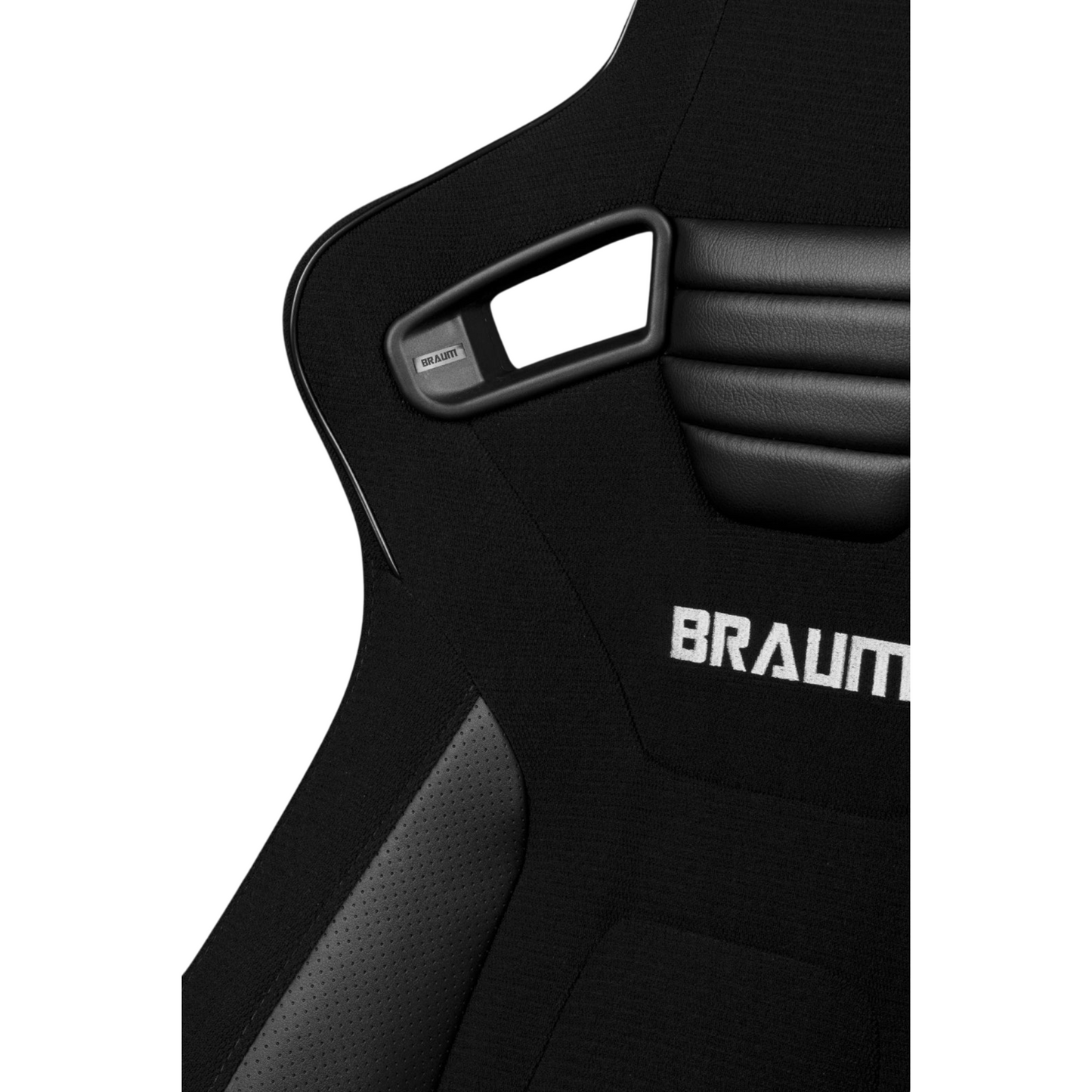 BRAUM Elite-R Racing Seats (Reclinable - Black Trim) Black / Blue / Red Cloth