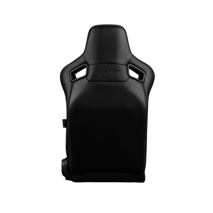BRAUM Elite-R Racing Seats (Reclinable - Black Trim) Black / Blue / Red Cloth