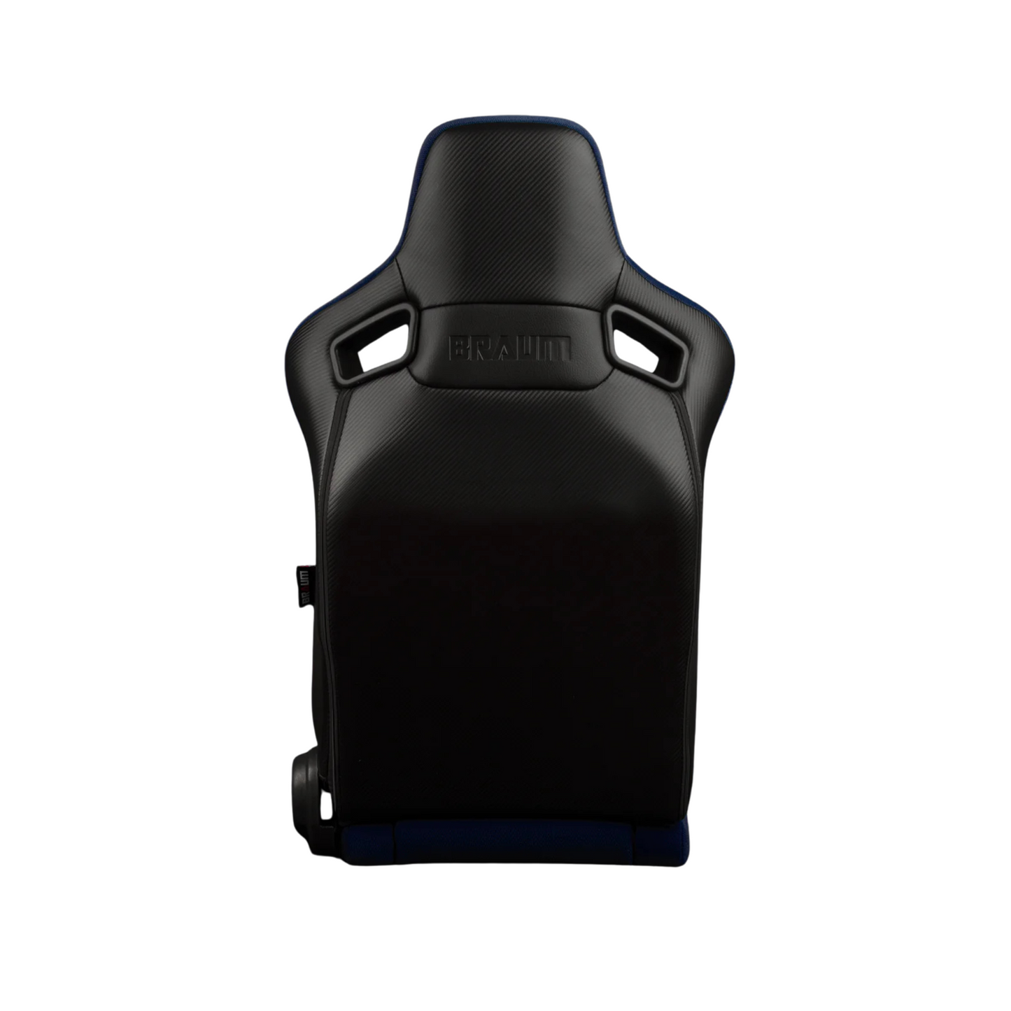 BRAUM Elite-R Racing Seats (Reclinable - Black Trim) Black / Blue / Red Cloth