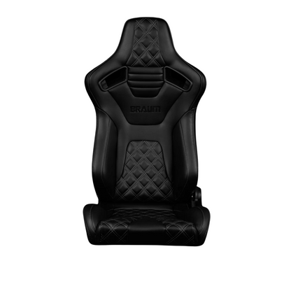 BRAUM Elite-X Racing Seats (Sport - Reclining) Black / Red / White / British Tan