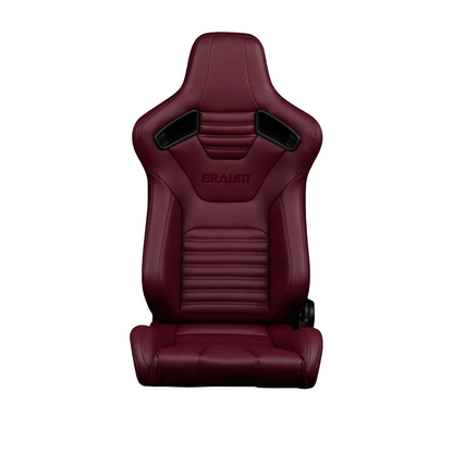 BRAUM Elite-X Racing Seats (Sport - Reclining) Black / Red / White / British Tan