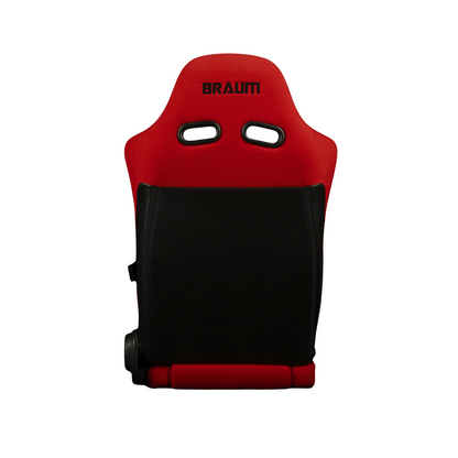BRAUM ADVAN Sport Seats (Reclinable) Red Jacquard / Black Stitching or Black Jacquard / Black Alcantara