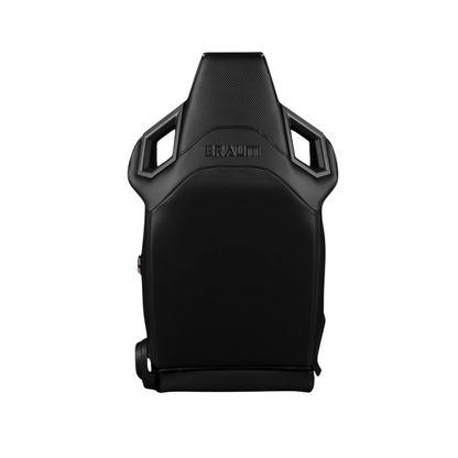 BRAUM Alpha-X Seats (Reclining w/ Carbon Fiber Look Back) White / Red / Black