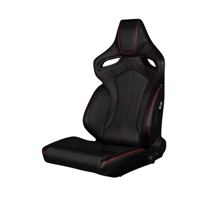 BRAUM Orue Seats (Reclining Black w/ Diamond / Leatherette) White or Red Stitching