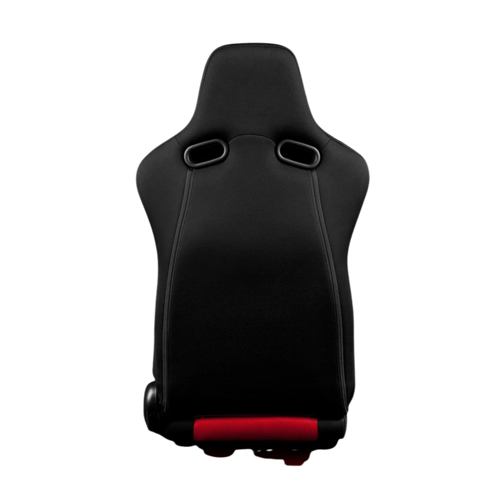 BRAUM Venom Seats (Reclinable) Black Cloth or Black & Red Cloth