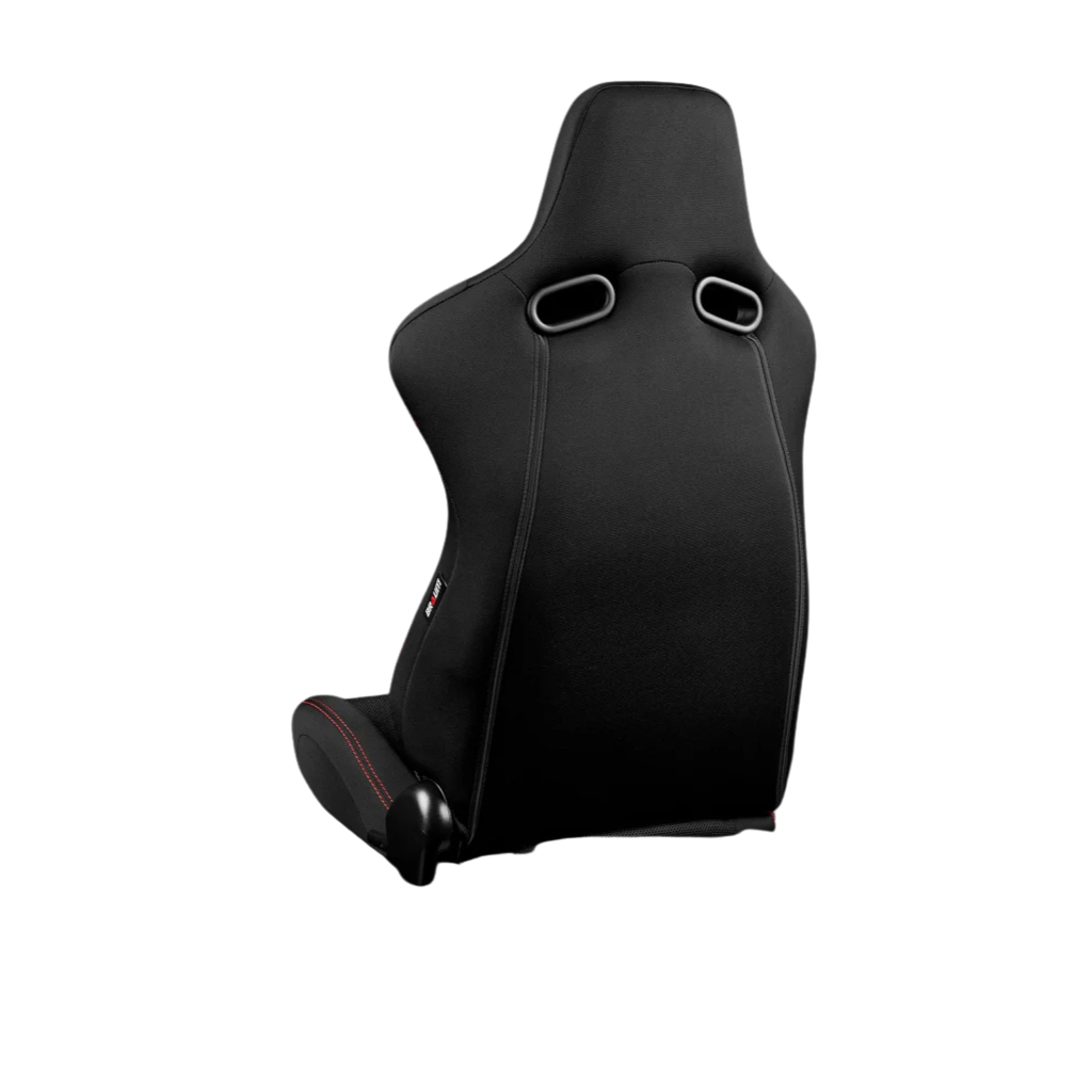 BRAUM Venom Seats (Reclinable) Black Cloth or Black & Red Cloth