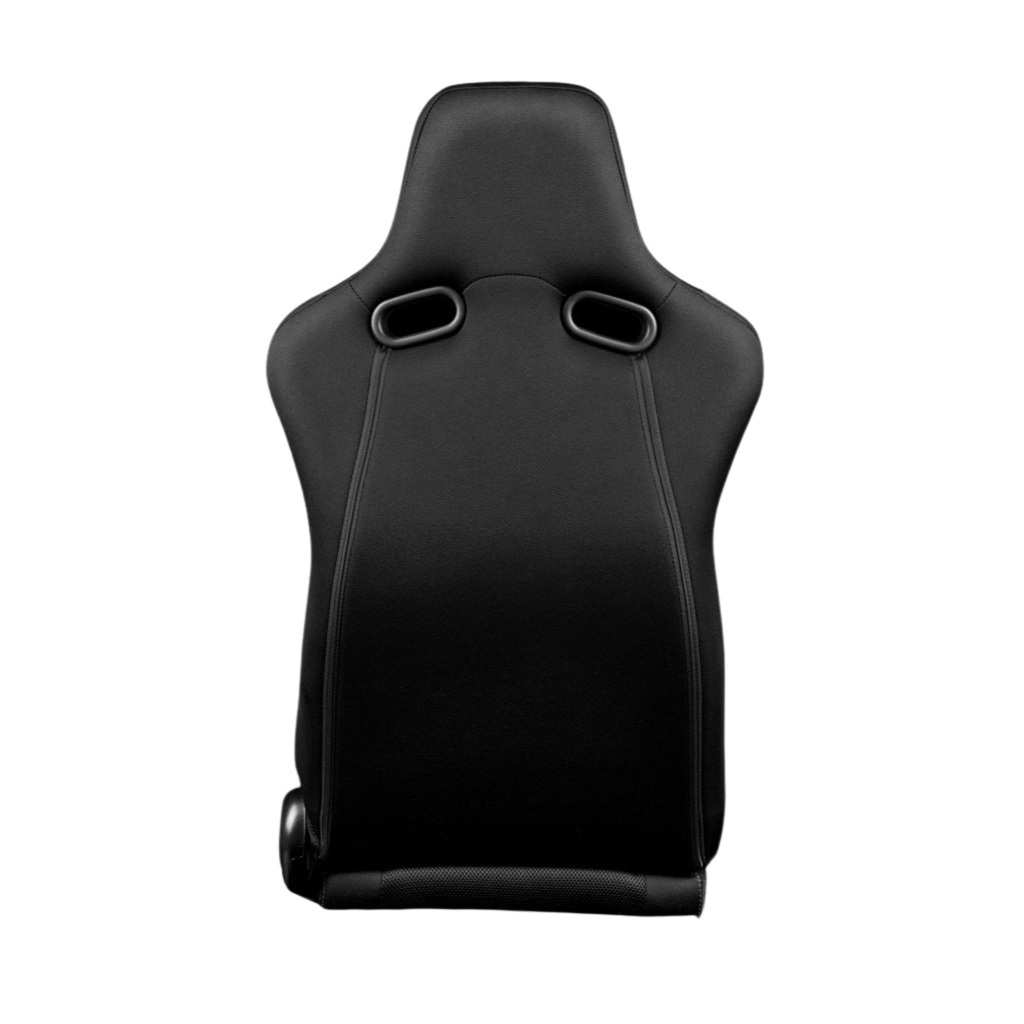 BRAUM Venom Seats (Reclinable) Black Cloth or Black & Red Cloth