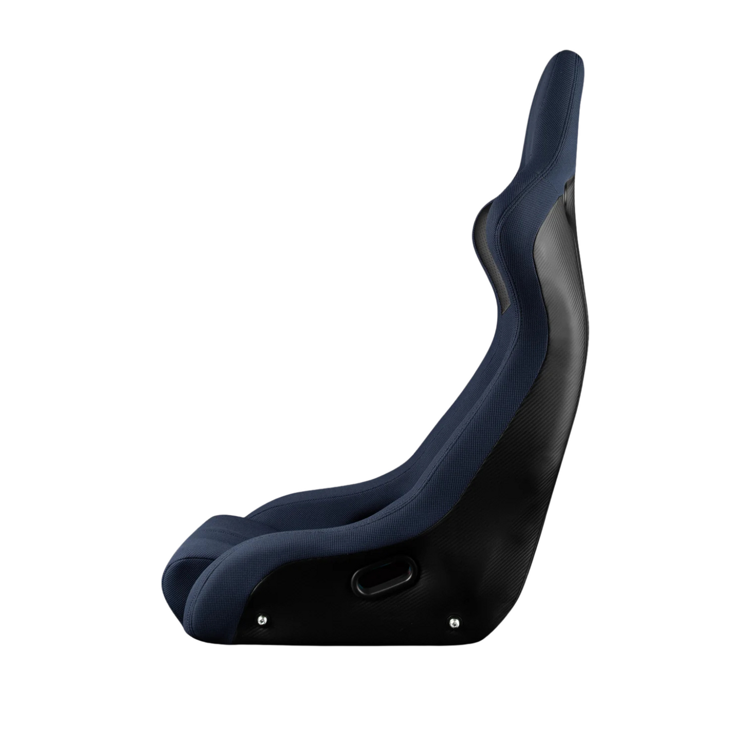 BRAUM Venom-R Cloth Bucket Seat (Blue w/ Carbon Fiber Leatherette Back) BRR7-BUFB