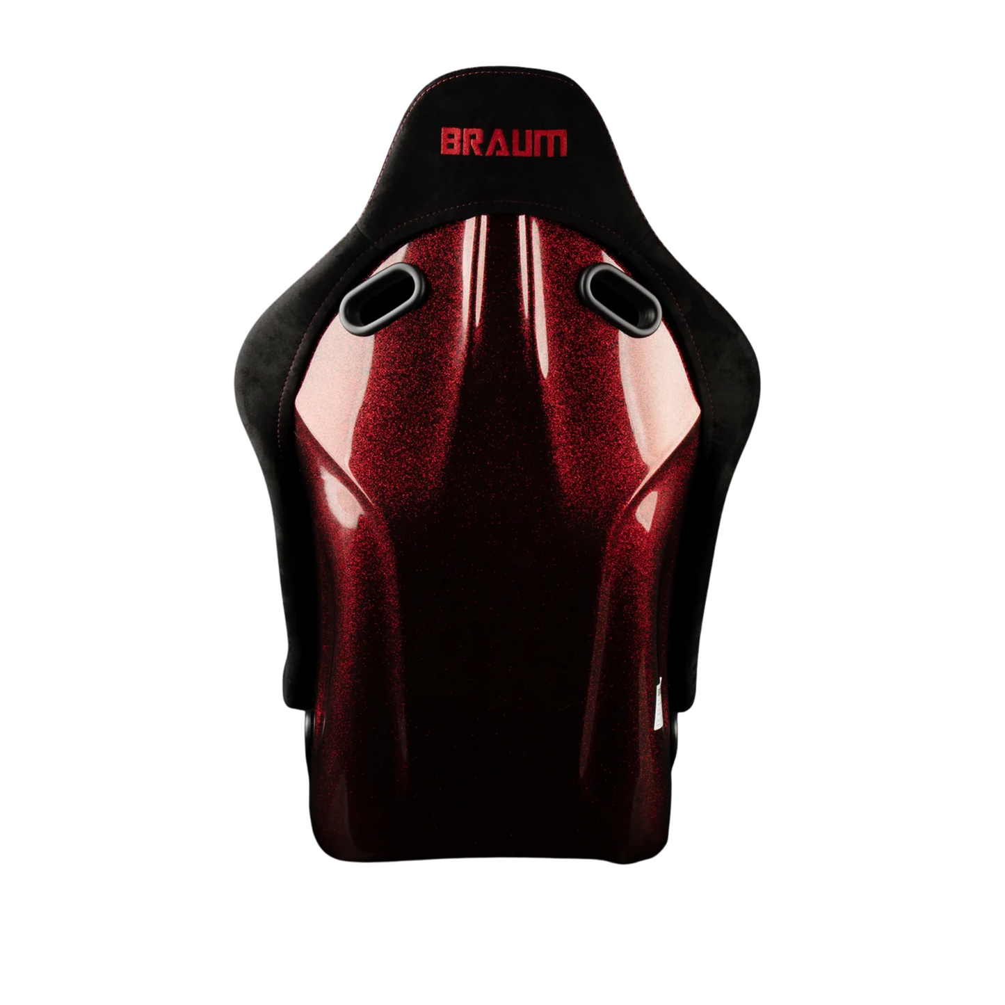BRAUM Falcon-S Fixed Back Bucket Seat [Composite FRP] Black / White / Red