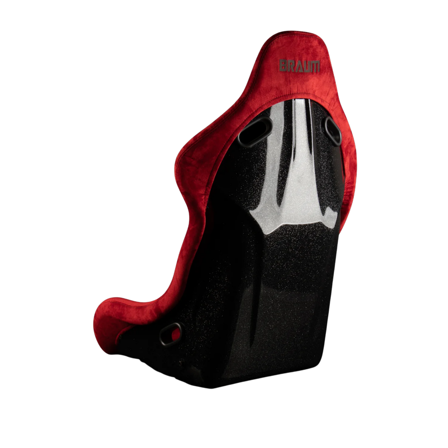 BRAUM Falcon-S Fixed Back Bucket Seat [Composite FRP] Black / White / Red