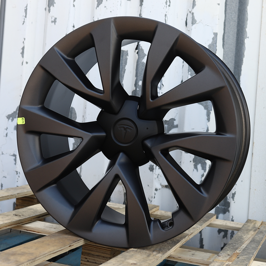 20x9"/20x9.5" Gunmetal Gray Cyberstream Style Wheels (5x120) Fits Tesla Model S & Model X AWD, Long Range & Plaid