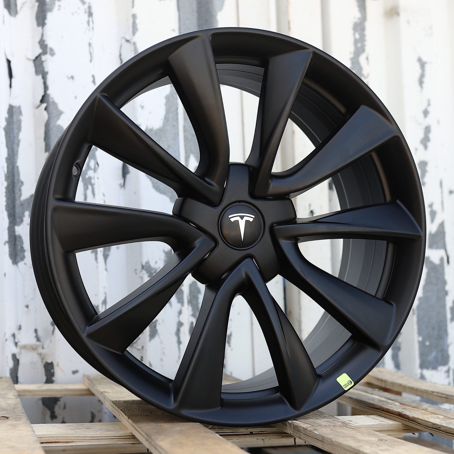 19x8.5" Matte Black Stiletto Style Wheels (5x114.3) Fits Fits Tesla Model 3 & Model Y AWD/RWD, Long Range & Performance