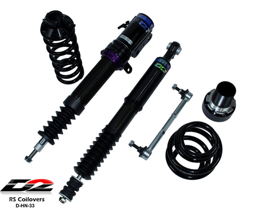 D2 Racing RS Coilovers for 2007-2008 Honda Fit / 09+ FIT / 2010+ CRZ