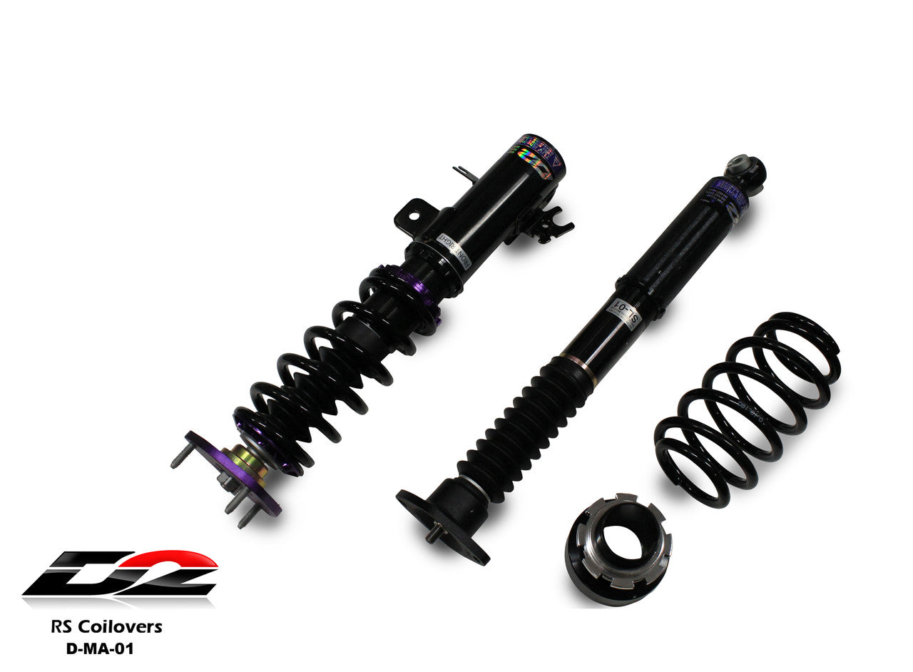 D2 Racing RS Coilovers for 2011-2014 Mazda 2 / 2011-2019 Ford Fiesta