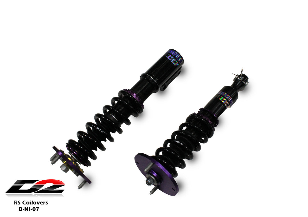 D2 Racing RS Coilovers for 2000-2003 Nissan Maxima / 00-04 Infiniti I30 & I35