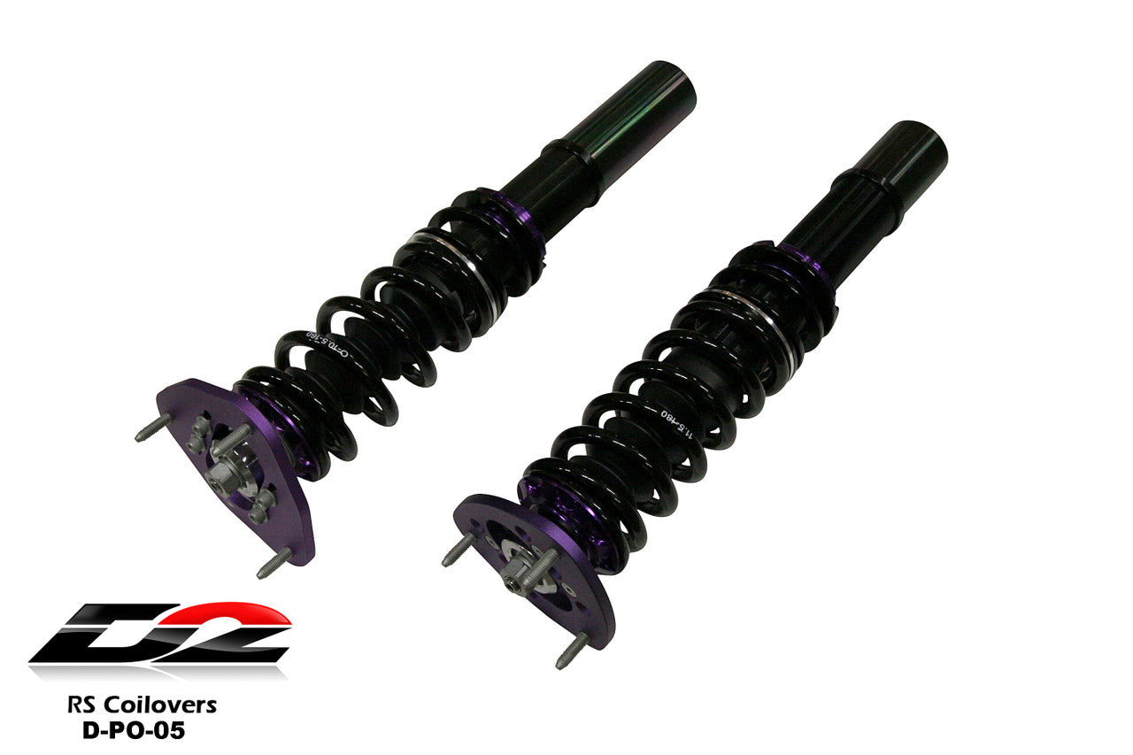 D2 Racing RS Coilovers for 1998-2004 Porsche Boxster (RWD) - (D-PO-05)