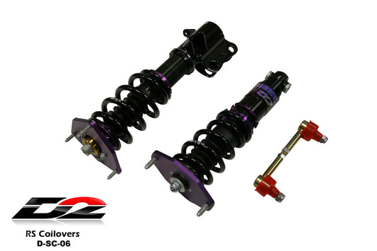 D2 Racing RS Coilovers for 2012+ Scion FR-S/ 13+ Subaru BRZ/ 17+ Toyota 86/ 22+ GR86