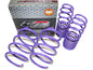D2 Racing PRO Lowering Springs 1.6"F/2.0"R for 2005-2014 Ford Mustang