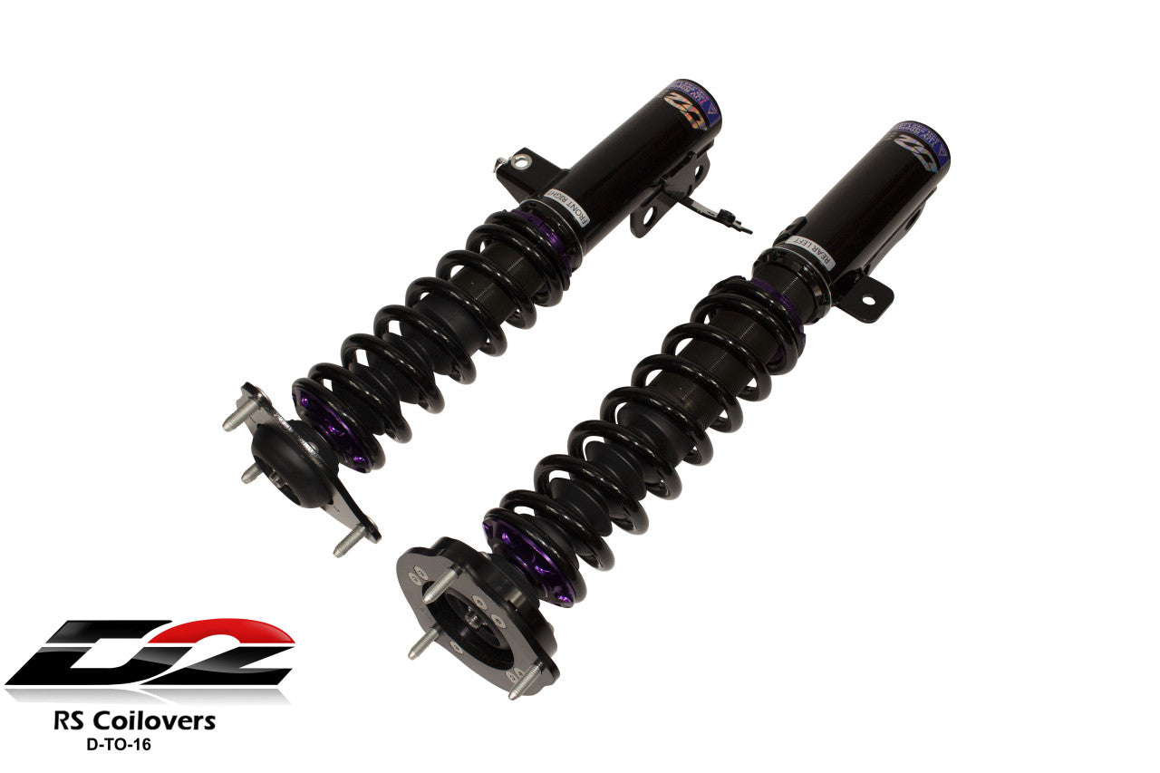 D2 Racing RS Coilovers for 2002-2011 Toyota Camry/ 02-12 Lexus ES300/ES330/ES350