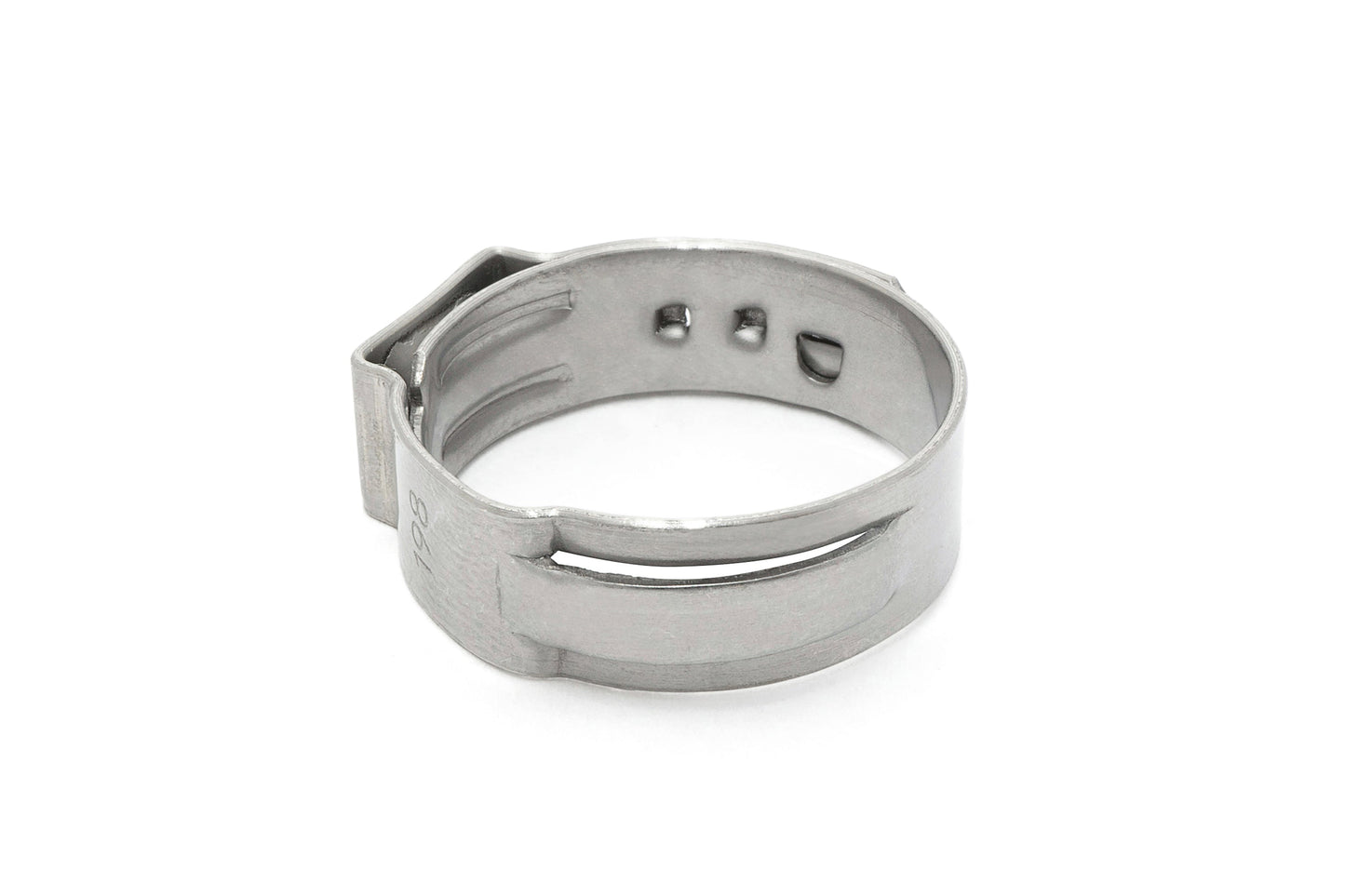 HPS 304 Stainless Steel Ear Hose Clamps, Effective Range 12.3mm - 14.8mm, 100pcs pack