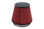 HPS Performance Red 6 inch Air Filter 7 inch Length 7.5 inch Base 5 inch Top HPS-4303-RED