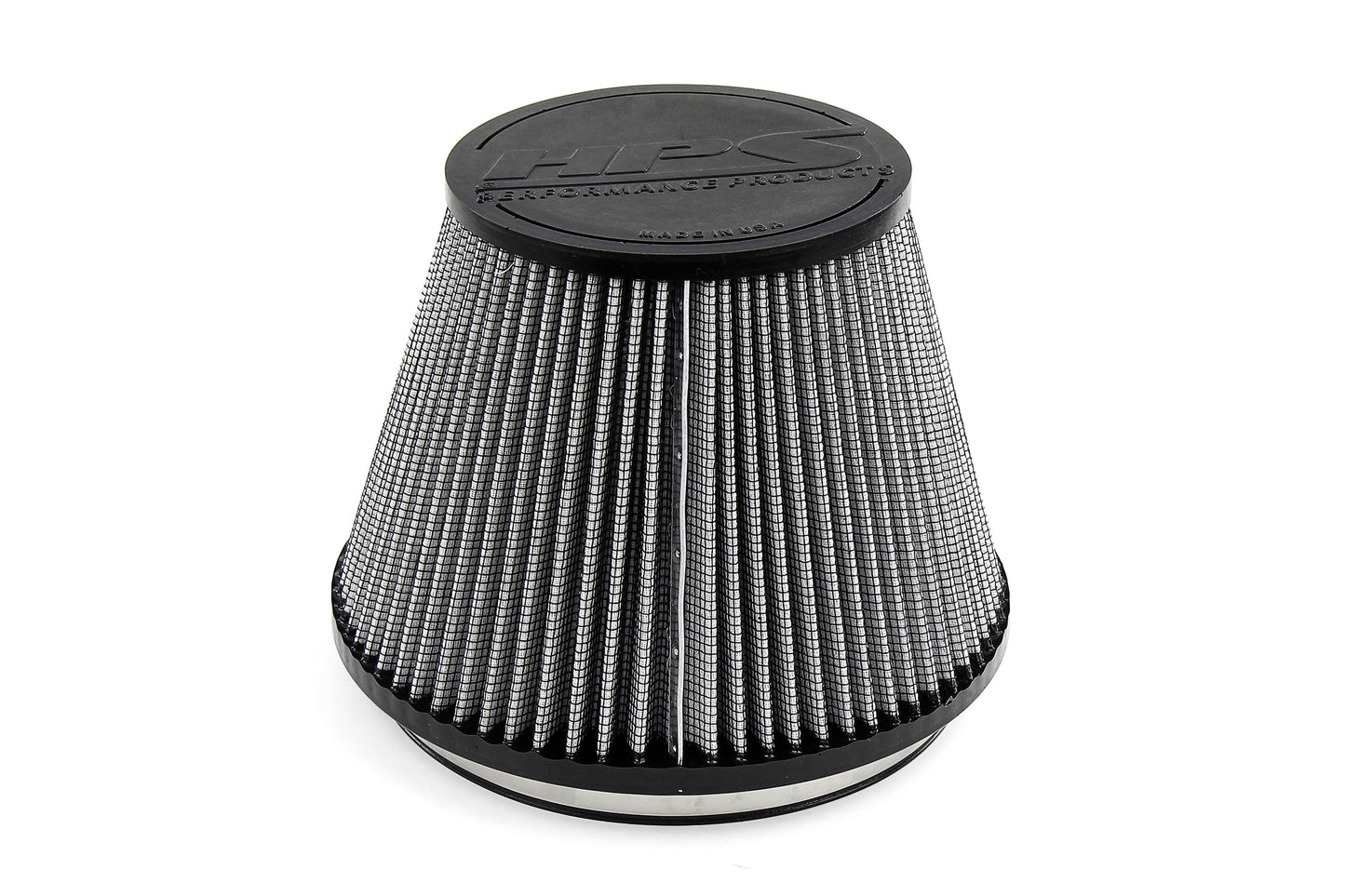 HPS Performance 6 inch Air Filter 6 inch Length 7.5 inch Base 4.75 inch Top HPS-4334
