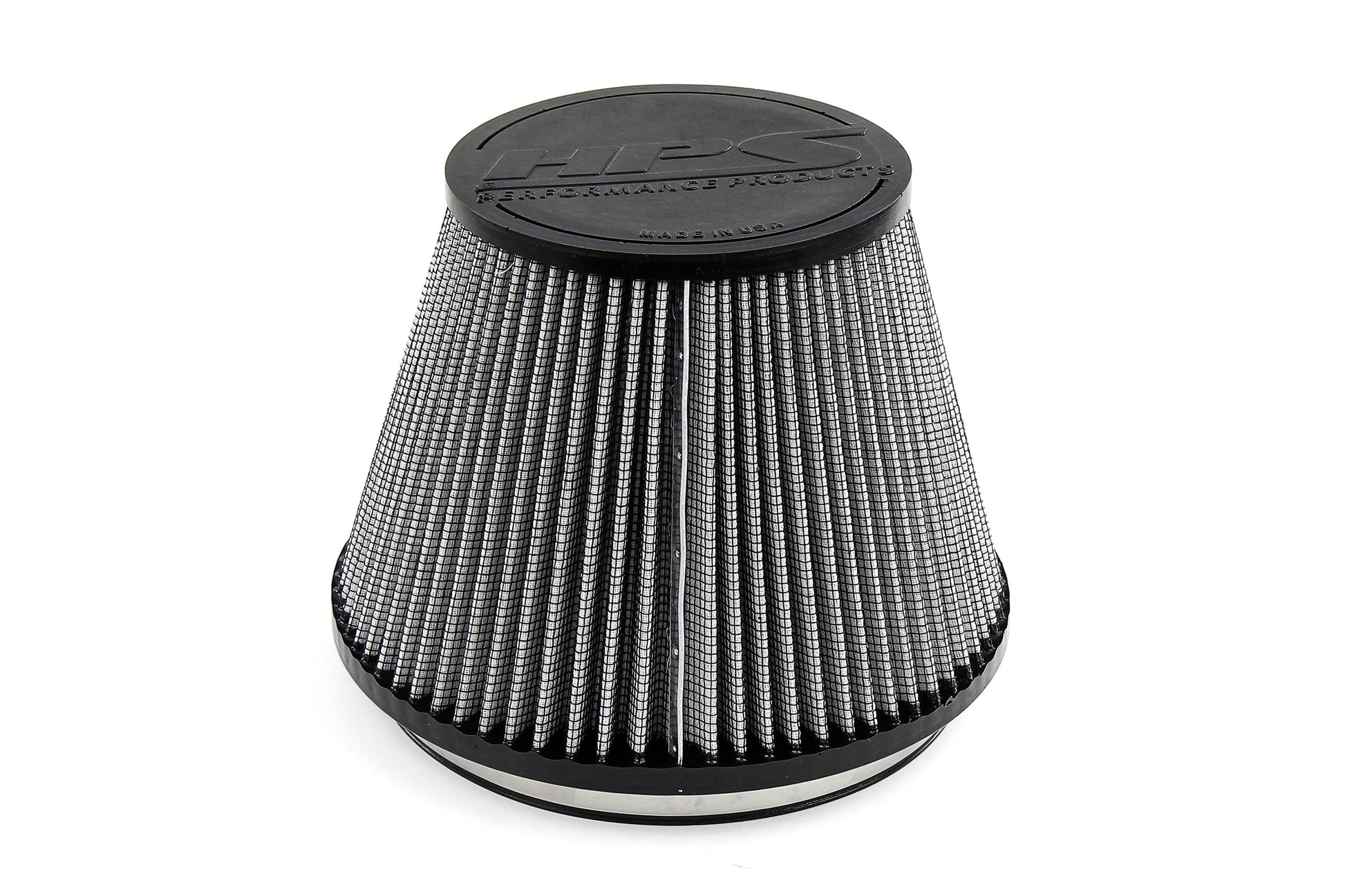 HPS Performance 6 inch Air Filter 6 inch Length 7.5 inch Base 4.75 inch Top HPS-4334