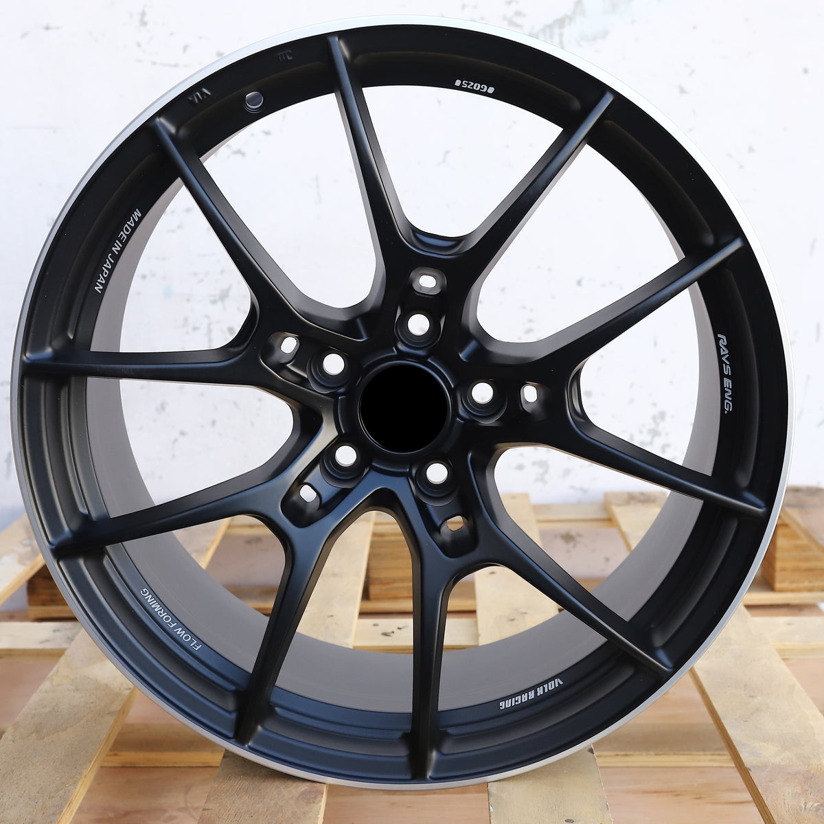 RA-2 | Matte Black Machined Lip + Milling Letters wheels