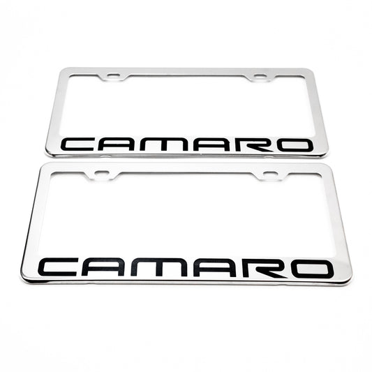 CHEVROLET CAMARO Stainless Steel Chrome License Plate Frame