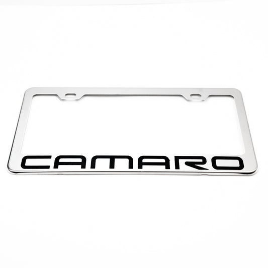 CHEVROLET CAMARO Stainless Steel Chrome License Plate Frame