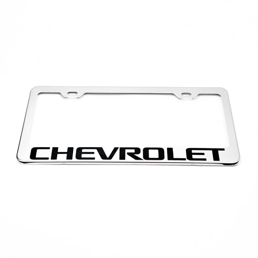 CHEVROLET Stainless Steel Chrome License Plate Frame
