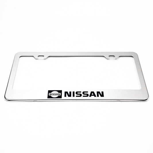 NISSAN Stainless Steel Chrome License Plate Frame